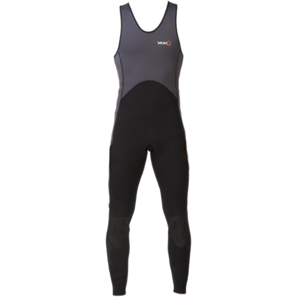 2026 Yak Kayak 'Step In' 3mm Long John Wetsuit Grey / Black  5405-A